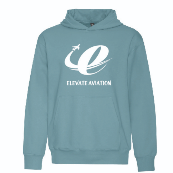 Chandail à capuche bleu