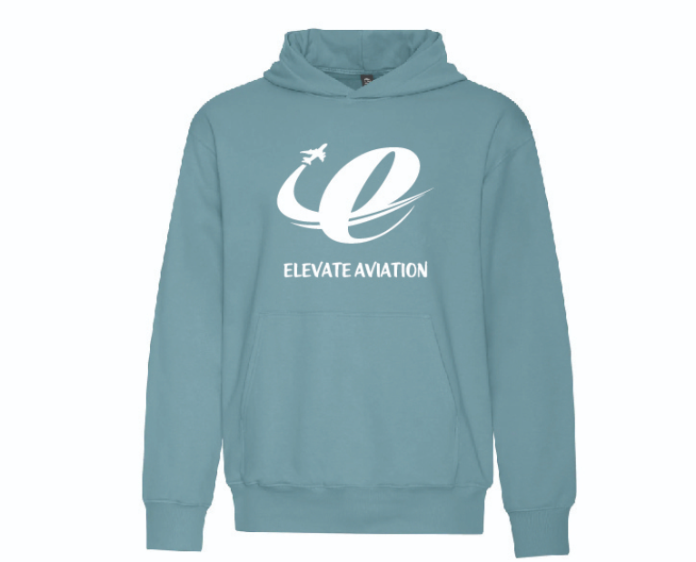 Chandail à capuche bleu