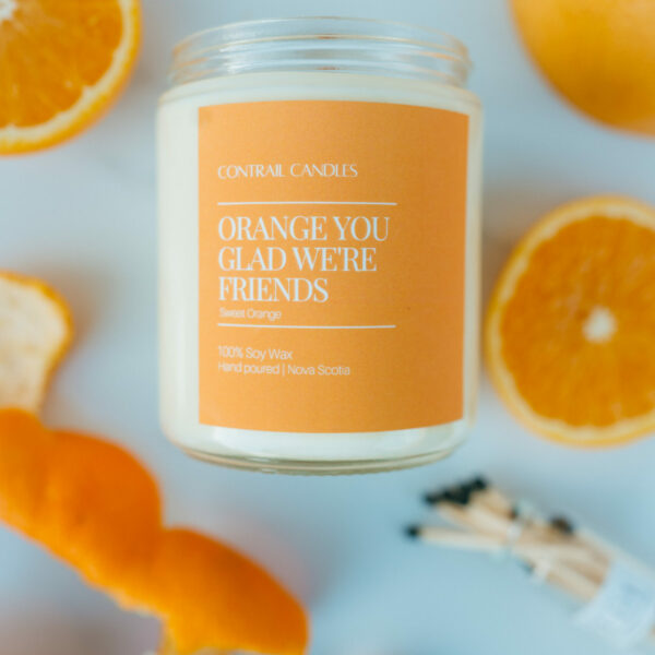 Contrail Candles – Bougie 8oz Orange You Glad
