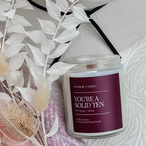 Contrail Candles – Bougie 8oz You’re a Solid Ten