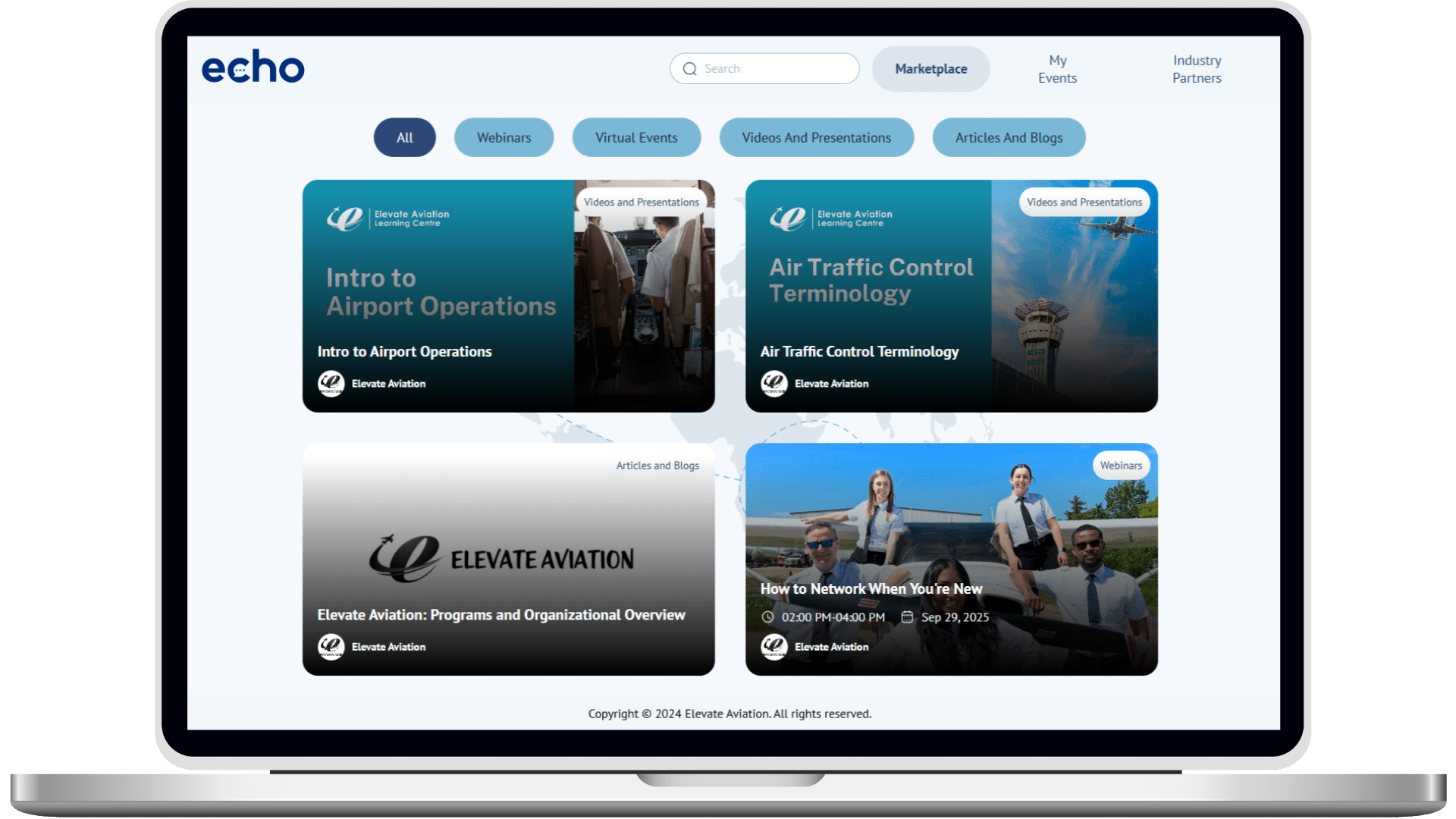 Marketplace (user view)